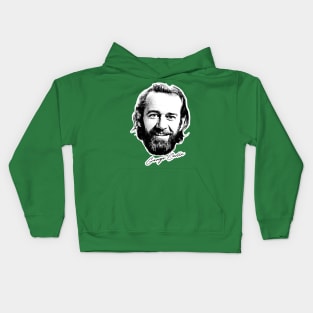 George Carlin / Retro Style Fan Design Kids Hoodie